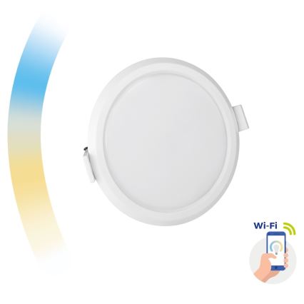 LED Dimmable χωνευτό φωτιστικό ALGINE LED/6W/230V Wi-Fi Tuya στρογγυλό