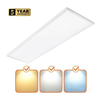 LED Dimmable χωνευτό φωτιστικό πάνελ CAPRI LED/25/36/40W/230V 3000/4000/5700K IP44 30x120 cm