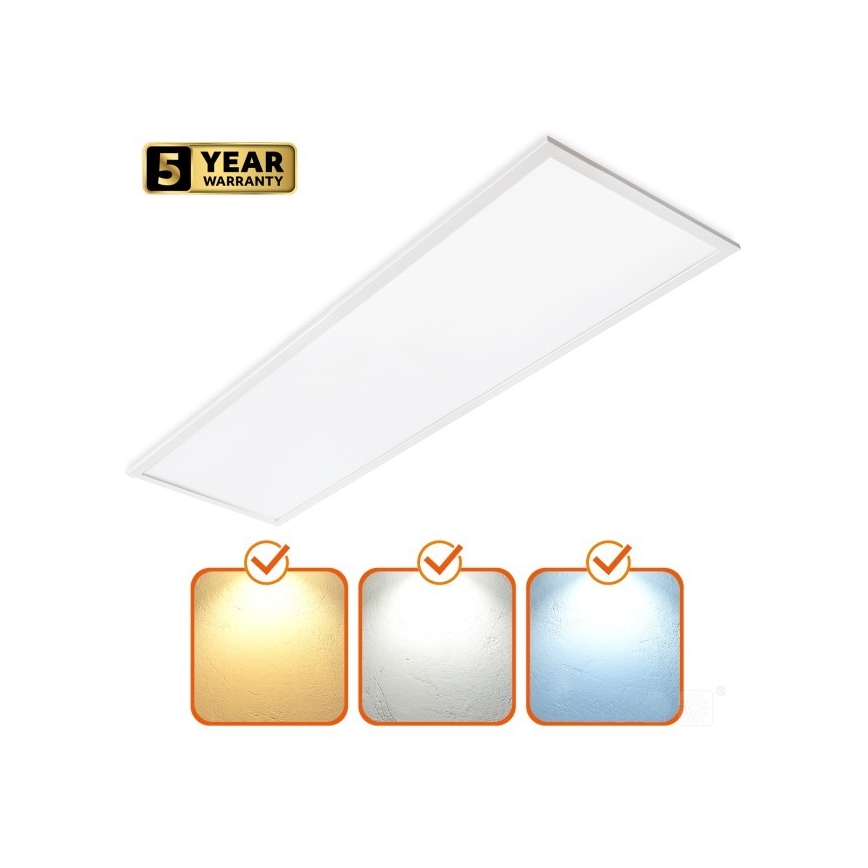 LED Dimmable χωνευτό φωτιστικό πάνελ CAPRI LED/25/36/40W/230V 3000/4000/5700K IP44 30x120 cm