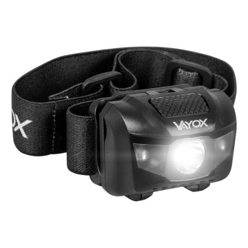 LED Dimming φακός κεφαλής 3xLED/3xAAA IPX4 100 γυαλιστερό