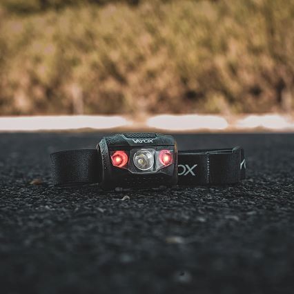 LED Dimming φακός κεφαλής 3xLED/3xAAA IPX4 100 γυαλιστερό