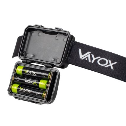 LED Dimming φακός κεφαλής 3xLED/3xAAA IPX4 100 γυαλιστερό