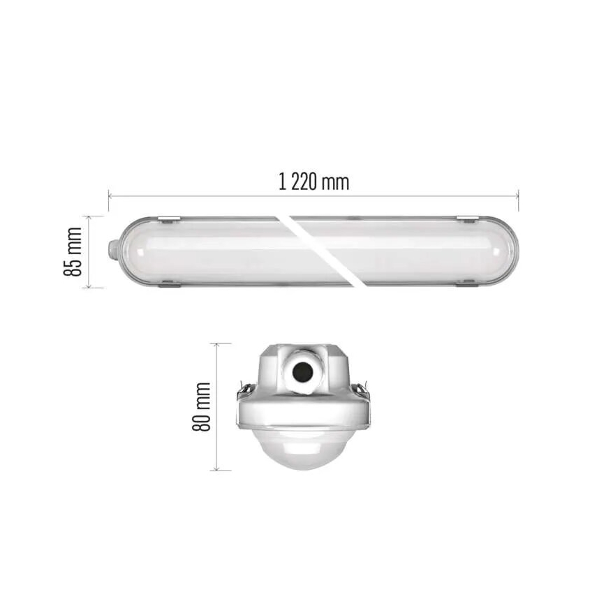 LED Dimming heavy-duty φωστικό MISTY LED/21/26/31/35W/230V 6500K IP66