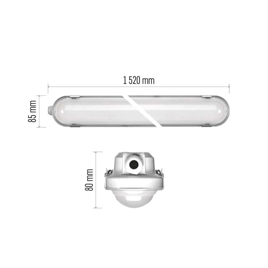 LED Dimming heavy-duty φωστικό MISTY LED/29/37/45/51W/230V 6500K IP66