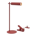 LED Dimming magnetic rechargeable επιτραπέζια λάμπα LED/3W/5V 4000K 1500 mAh κόκκινο
