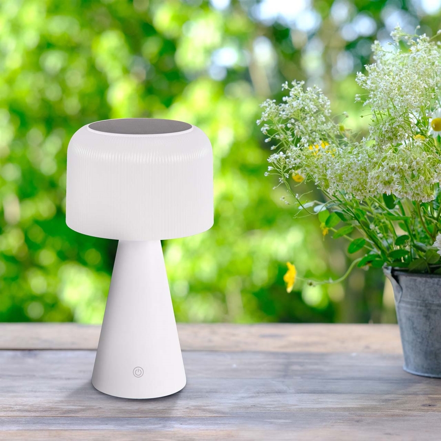 LED Dimming ηλιακό αφής επιτραπέζιο φωτιστικό LIMA LED/3,7V 1800 mAh 3000/4000/5000K IP44 λευκό