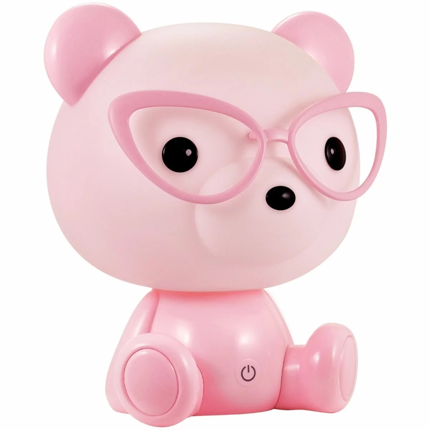 LED Dimming παιδική λάμπα νυκτός LED/2.5W ροζ αρκούδα