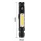 LED Dimming rechargeable flashlight 3σε1 LED/6W/5V IP44 800 mAh 320 lm