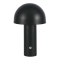LED Dimming rechargeable touch επιτραπέζια λάμπα LED/1W/5V 3000-6000K 1800 mAh μαύρο