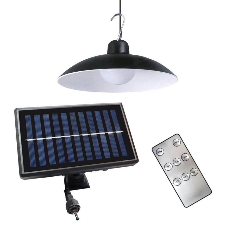 LED Dimming solar κρεμαστό φωτιστικό με ένα dusk αισθητήρας LED/6W/3,7V 800 mAh IP44 + τηλεχειριστήριο