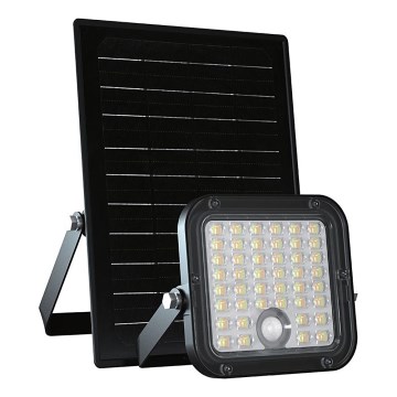 LED Dimming solar προβολέας με αισθητήρα LED/10W/3,7V 4000/6000K IP65 + τηλεχειριστήριο