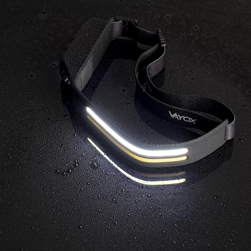 LED Dimming επαναφορτιζόμενο φακός κεφαλής με αισθητήρα 3xLED/5V IP44 300 γυαλιστερό 1200 mAh