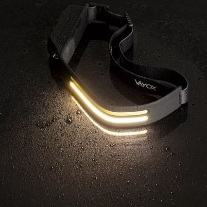 LED Dimming επαναφορτιζόμενο φακός κεφαλής με αισθητήρα 3xLED/5V IP44 300 γυαλιστερό 1200 mAh