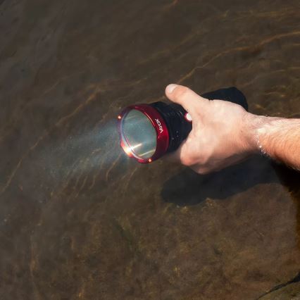 LED Dimming επαναφορτιζόμενο φακός LED/20W/5V IPX5 2000 γυαλιστερό 6000 mAh