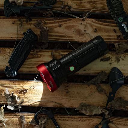 LED Dimming επαναφορτιζόμενο φακός LED/20W/5V IPX5 2000 γυαλιστερό 6000 mAh