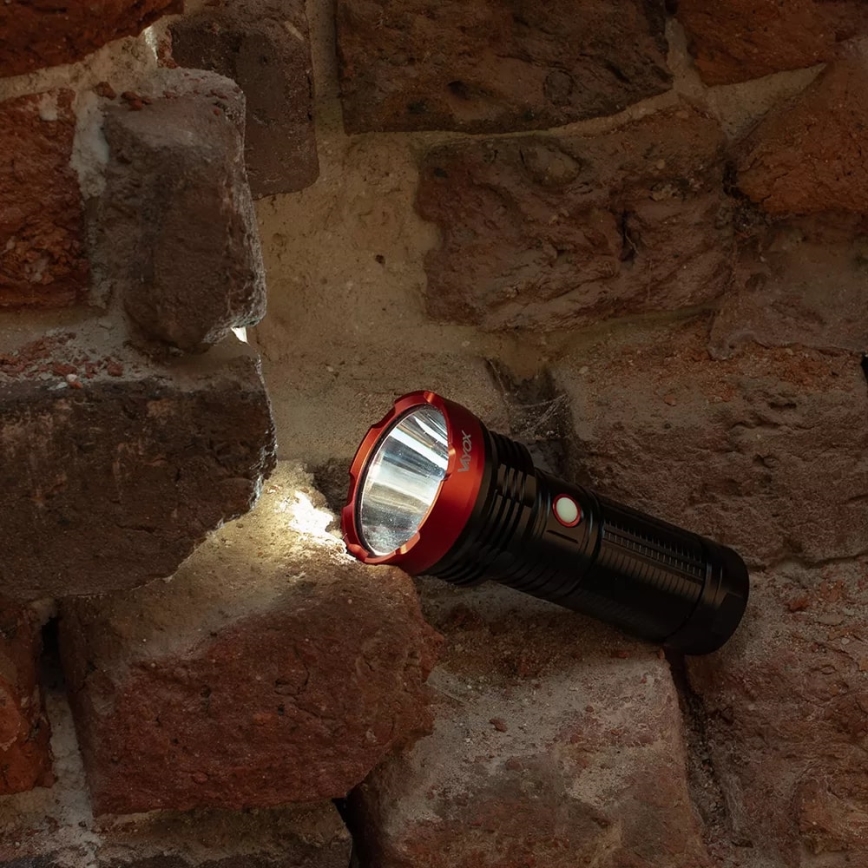 LED Dimming επαναφορτιζόμενο φακός LED/20W/5V IPX5 2000 γυαλιστερό 6000 mAh