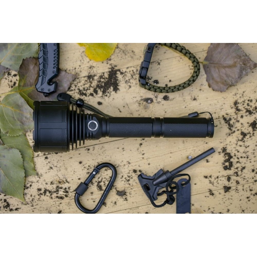 LED Dimming επαναφορτιζόμενο φακός LED/30W/5V IPX7 3000 γυαλιστερό 8400 mAh