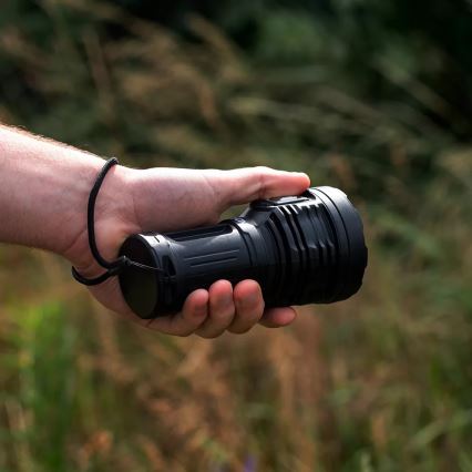 LED Dimming επαναφορτιζόμενο φακός LED/5V IPX4 600 γυαλιστερό 1200 mAh