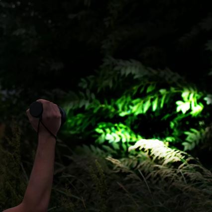 LED Dimming επαναφορτιζόμενο φακός LED/5V IPX4 600 γυαλιστερό 1200 mAh