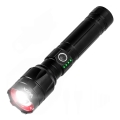 LED Dimming επαναφορτιζόμενο φακός με λειτουργία power bank LED/30W/5V IPX5 1060 γυαλιστερό 5000 mAh