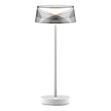 LED Dimming αφής Εξωτερικού χώρου Επιτραπέζιο φωτιστικό CASABLANCA LED/3,4W/5V USB 3600 mAh IP44 λευκό