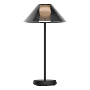 LED Dimming αφής Εξωτερικού χώρου Επιτραπέζιο φωτιστικό SERENGETI LED/3,4W/5V USB 3600 mAh IP44 μαύρο