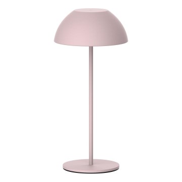 LED Dimming αφής Εξωτερικού χώρου Επιτραπέζιο φωτιστικό TANZANIA LED/1,8W/5V USB 1800 mAh IP44 ροζ