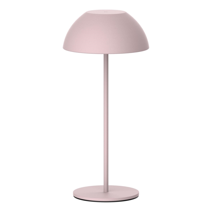 LED Dimming αφής Εξωτερικού χώρου Επιτραπέζιο φωτιστικό TANZANIA LED/1,8W/5V USB 1800 mAh IP44 ροζ