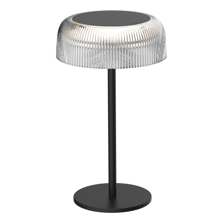 LED Dimming αφής Εξωτερικού χώρου Επιτραπέζιο φωτιστικό TRYPOLIS LED/2W/5V USB 1800 mAh IP44 μαύρο