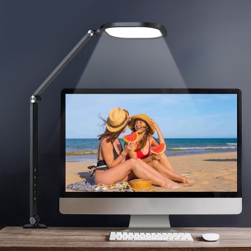 LED Dimming αφής εύκαμπτο Επιτραπέζιο φωτιστικό LED/15W/230V 3000-6500K CRI 96 μαύρο
