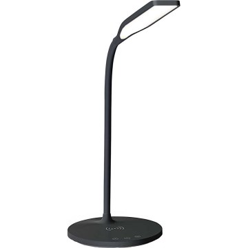 LED Dimming αφής εύκαμπτο Επιτραπέζιο φωτιστικό με 15W ασύρματη φόρτιση Qi LED/5,5W/230V 2700-6500K μαύρο