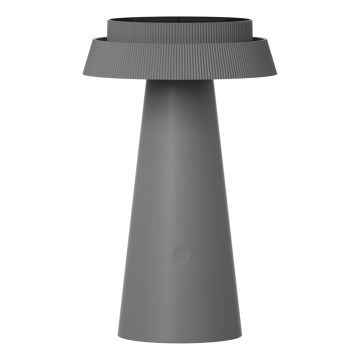 LED Dimming αφής ηλιακό φωτιστικό MARAKESZ LED/3,7V USB 3600 mAh 1800/2700/3000K IP54 γκρι
