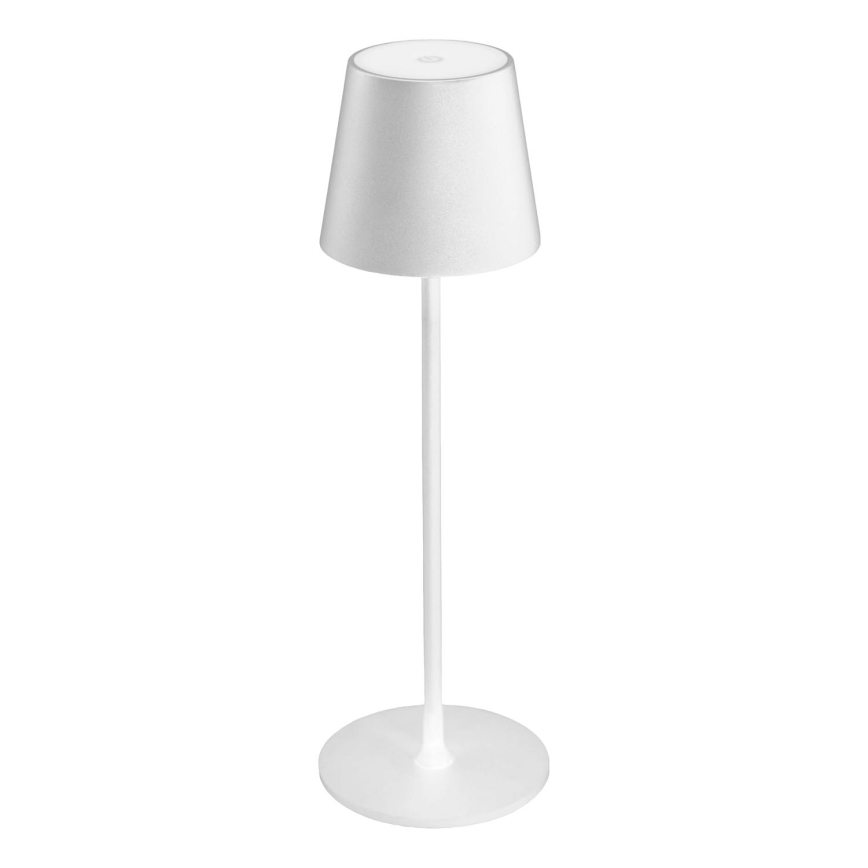 LED Dimming Εξωτερικού χώρου rechargeable επιτραπέζια λάμπα LED/4W/4000 mAh 3000/4000/5500K IP44 λευκό