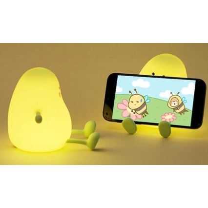 LED Dimming επαναφορτιζόμενο παιδικό φωτάκι νυκτός LED/1W/5V 3000K 800 mAh mango