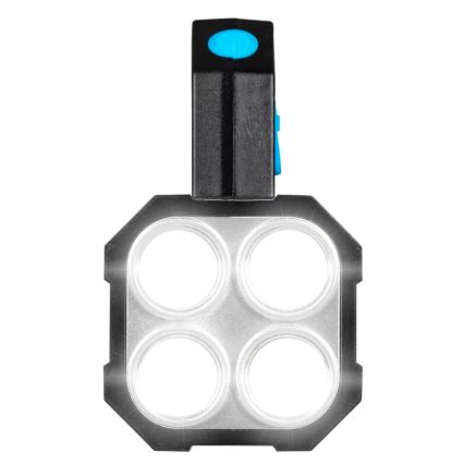 LED Dimming επαναφορτιζόμενο φακός LED/5V IPX4 250 γυαλιστερό 1200 mAh
