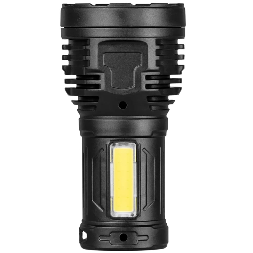 LED Dimming επαναφορτιζόμενο φακός LED/5V IPX4 600 γυαλιστερό 1200 mAh