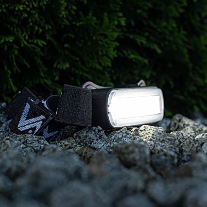 LED Dimming επαναφορτιζόμενο φακός κεφαλής LED/5V IPX4 300 γυαλιστερό 1200 mAh