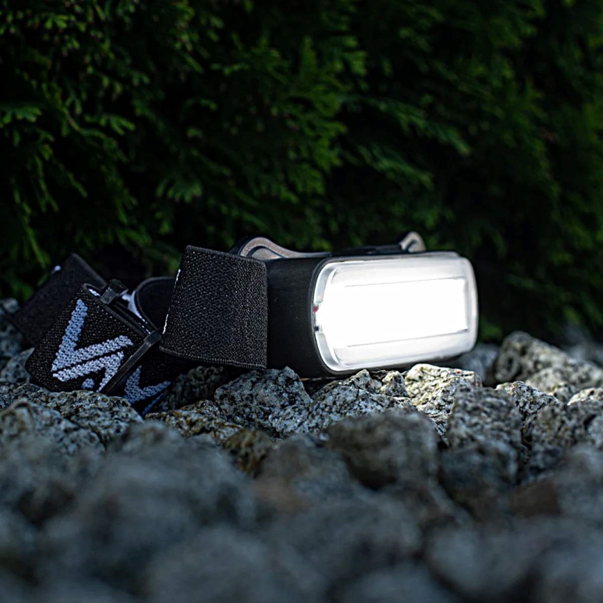 LED Dimming επαναφορτιζόμενο φακός κεφαλής LED/5V IPX4 300 γυαλιστερό 1200 mAh