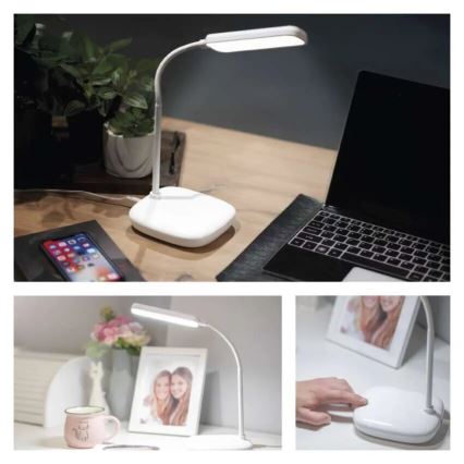 LED Dimming εύκαμπτο Επιτραπέζιο φωτιστικό LED/12W/230V 3000K/4000K/6500K λευκό