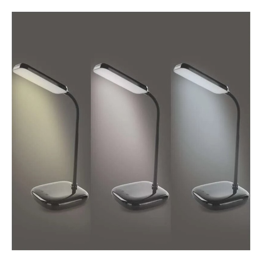 LED Dimming εύκαμπτο Επιτραπέζιο φωτιστικό LED/12W/230V 3000K/4000K/6500K μαύρο