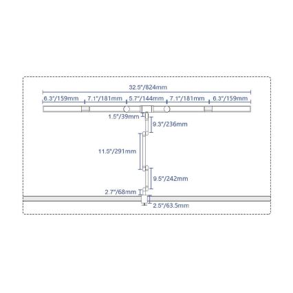 LED Dimming αφής εύκαμπτο Επιτραπέζιο φωτιστικό POINTIQ LED/24W/230V 3000-6500K CRI 92 μαύρο