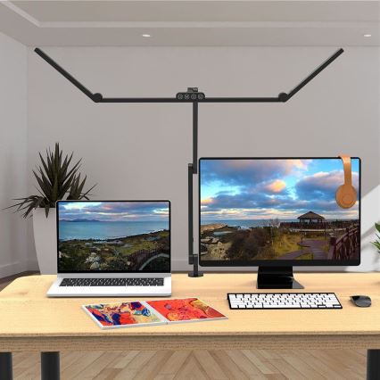 LED Dimming touch εύκαμπτο Επιτραπέζιο φωτιστικό LED/36W/230V 3000-6500K CRI 92 μαύρο