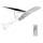 LED Dimming ηλιακό street φωτιστικό SAMSUNG CHIP LED/50W/6,4V 4000K IP65 30000 mAh + τηλεχειριστήριο