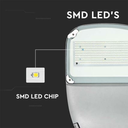 LED Dimming ηλιακό φωτιστικό δρόμου SAMSUNG CHIP LED/50W/6,4V 6000K IP65 30000 mAh + τηλεχειριστήριο