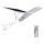 LED Dimming ηλιακό φωτιστικό δρόμου SAMSUNG CHIP LED/50W/6,4V 6000K IP65 30000 mAh + τηλεχειριστήριο