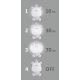 LED Dimming παιδική λάμπα νυκτός  LED/2.5W/230V γκρι ιπποπόταμος