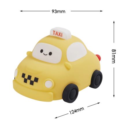 LED Dimming παιδικό αφής φωτιστικό TAXI LED/1W/5V USB 1200 mAh taxi κίτρινο