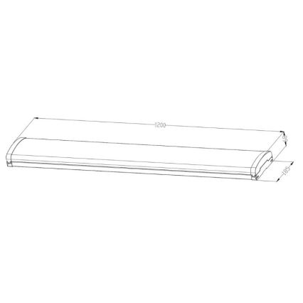 LED Dimming φθορίου φωστικό LED/35W/44W/52W/60W/230V 4000K 120 cm