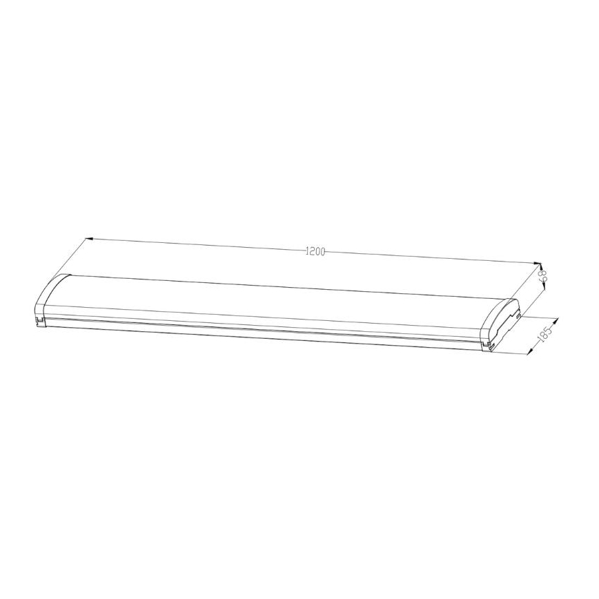 LED Dimming φθορίου φωστικό LED/35W/44W/52W/60W/230V 4000K 120 cm