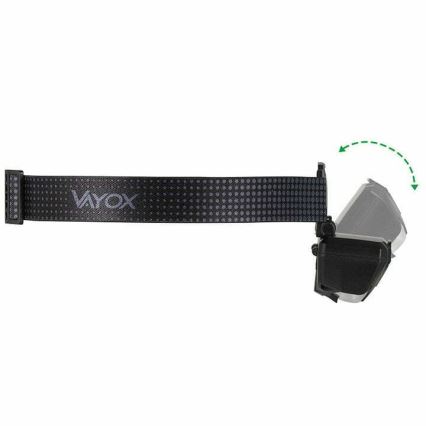 LED Επαναφορτιζόμενος Φακός Κεφαλής με Αισθητήρα και Κόκκινο Φως 2xLED/5W/5V/3xAAA IP65 500 lm 1200 mAh